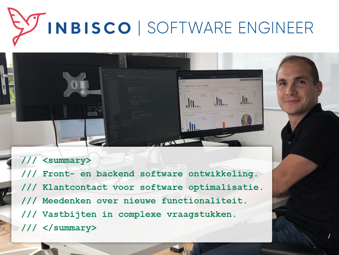 Vacature Software Engineer INBISCO